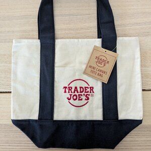 Trader Joe's Mini Tote Bag NWT